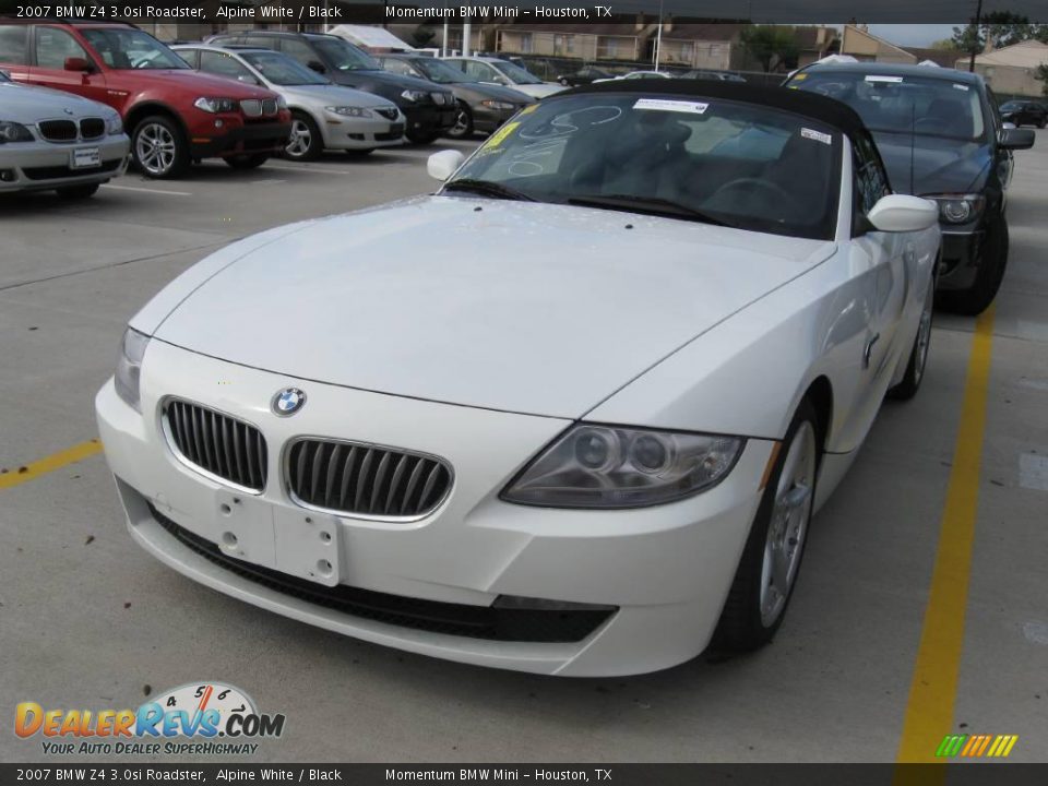 2007 BMW Z4 3.0si Roadster Alpine White / Black Photo #1