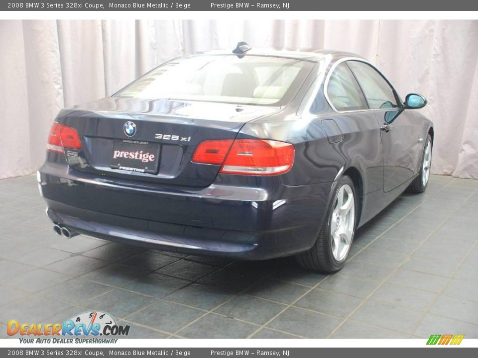 2008 BMW 3 Series 328xi Coupe Monaco Blue Metallic / Beige Photo #2