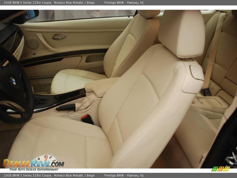 2008 BMW 3 Series 328xi Coupe Monaco Blue Metallic / Beige Photo #4