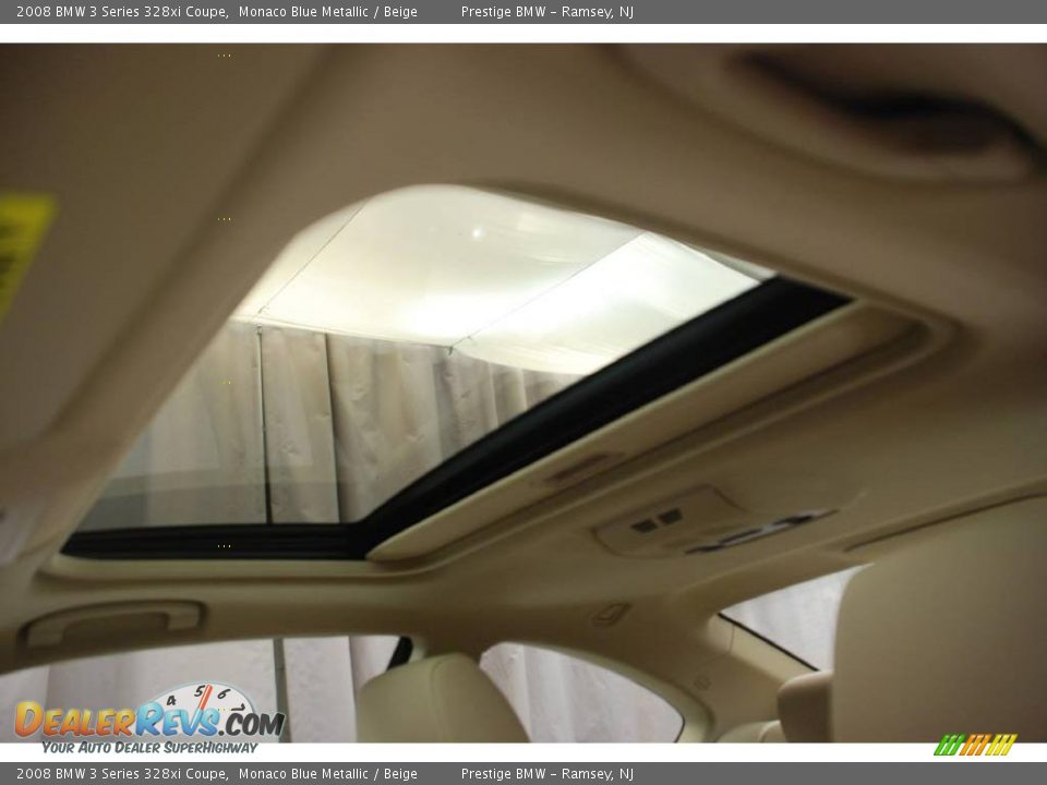 2008 BMW 3 Series 328xi Coupe Monaco Blue Metallic / Beige Photo #6