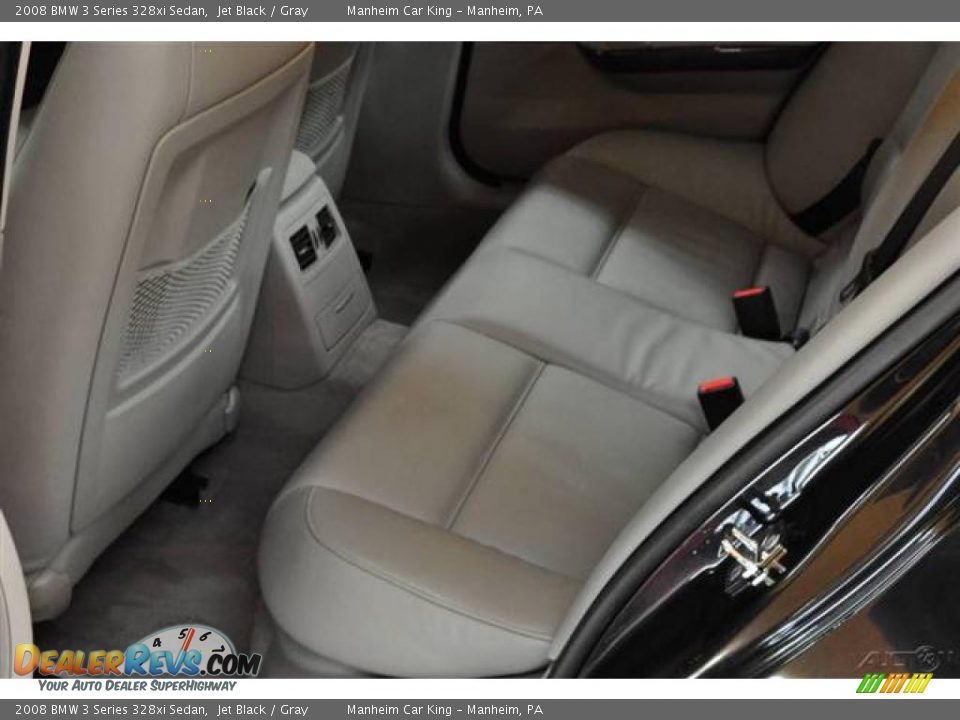 2008 BMW 3 Series 328xi Sedan Jet Black / Gray Photo #14