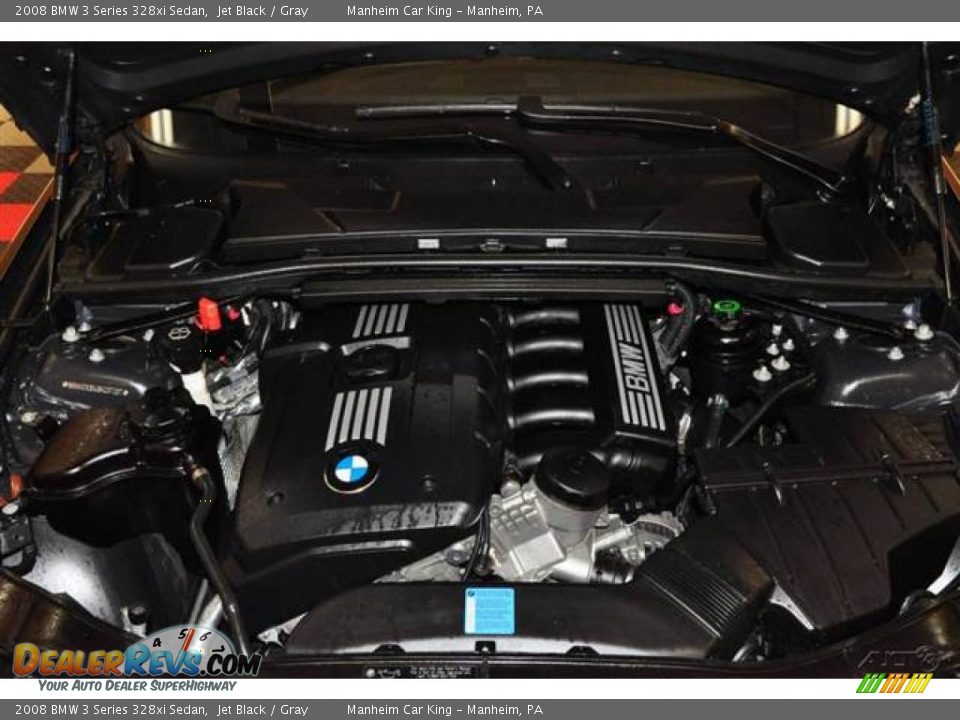 2008 BMW 3 Series 328xi Sedan Jet Black / Gray Photo #19