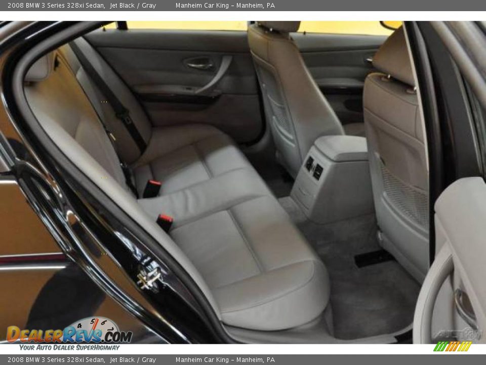 2008 BMW 3 Series 328xi Sedan Jet Black / Gray Photo #25