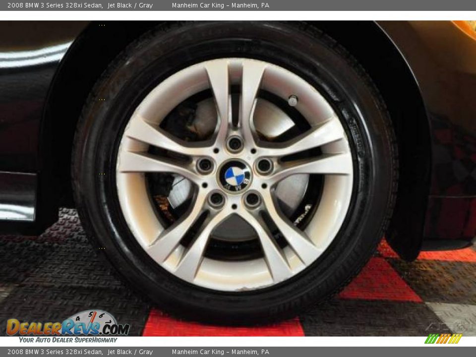 2008 BMW 3 Series 328xi Sedan Jet Black / Gray Photo #27