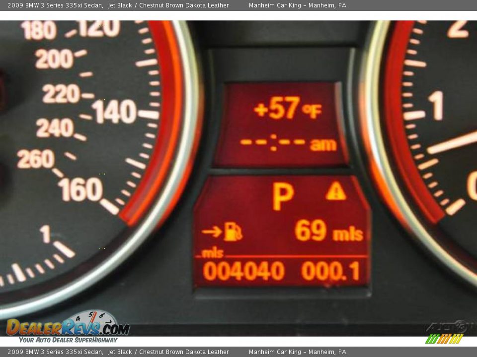 2009 BMW 3 Series 335xi Sedan Jet Black / Chestnut Brown Dakota Leather Photo #10