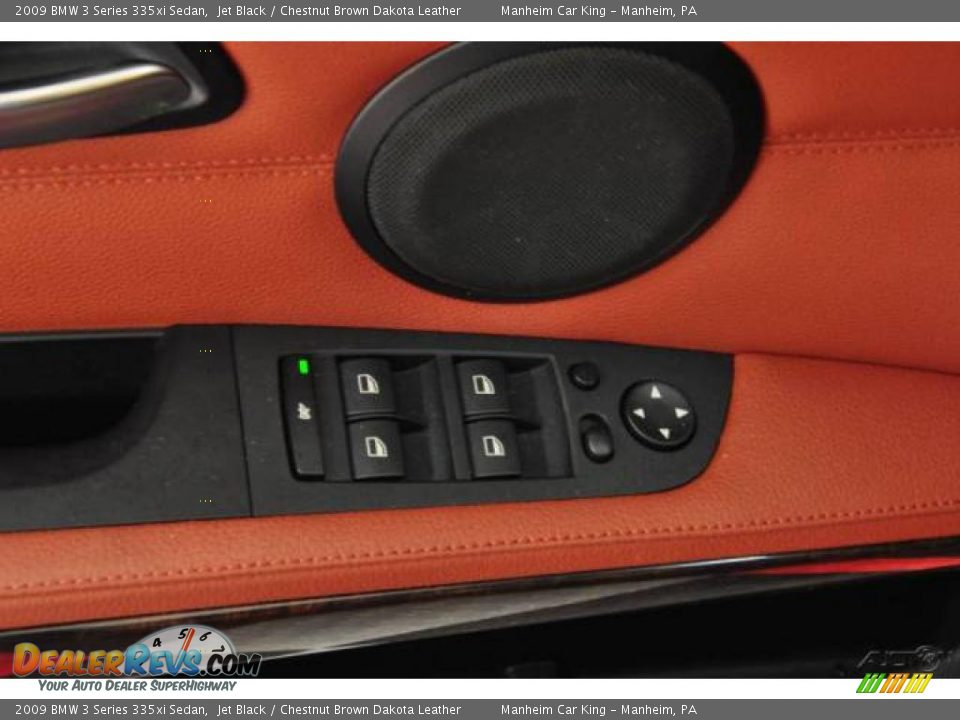 2009 BMW 3 Series 335xi Sedan Jet Black / Chestnut Brown Dakota Leather Photo #14