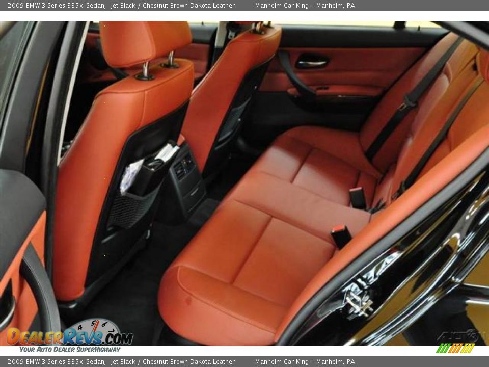 2009 BMW 3 Series 335xi Sedan Jet Black / Chestnut Brown Dakota Leather Photo #15