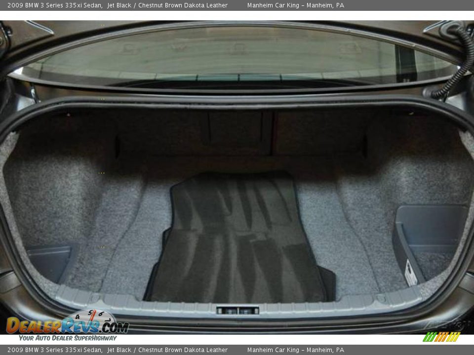 2009 BMW 3 Series 335xi Sedan Jet Black / Chestnut Brown Dakota Leather Photo #16