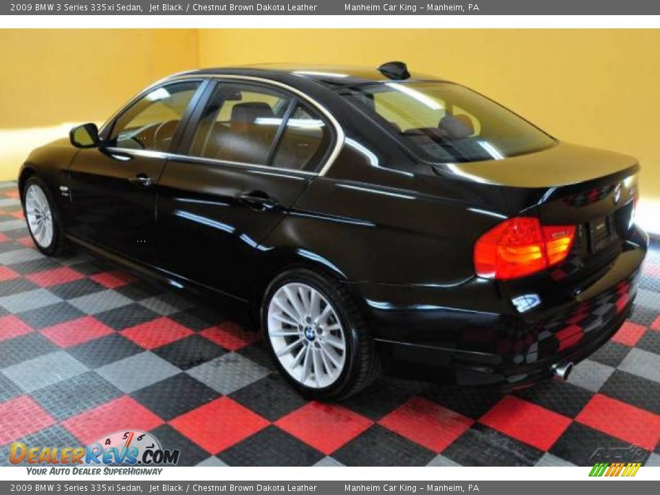 2009 BMW 3 Series 335xi Sedan Jet Black / Chestnut Brown Dakota Leather Photo #23