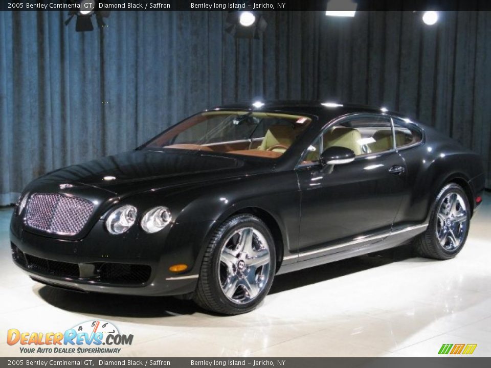 2005 Bentley Continental GT Diamond Black / Saffron Photo #1