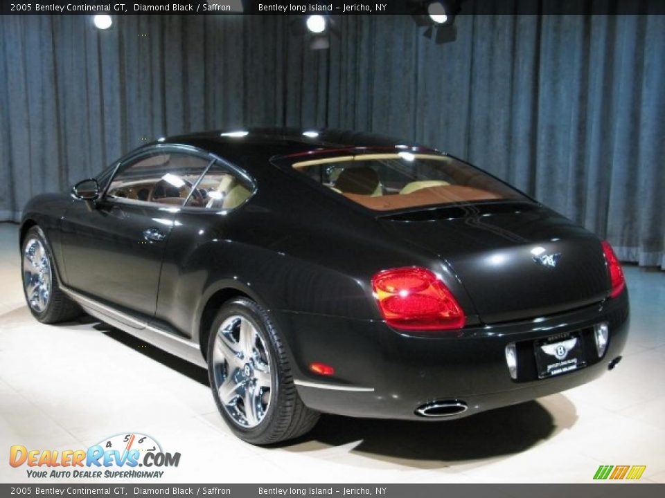 2005 Bentley Continental GT Diamond Black / Saffron Photo #2