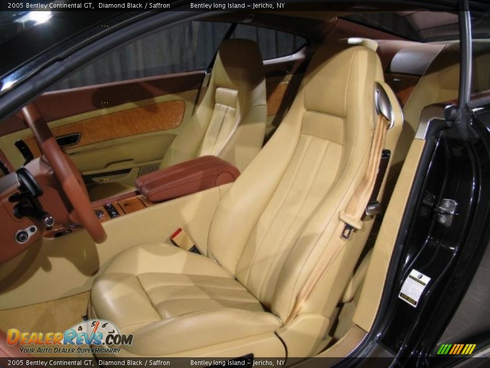 2005 Bentley Continental GT Diamond Black / Saffron Photo #5