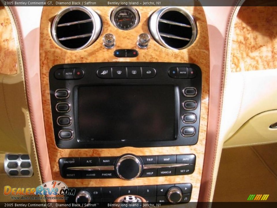 2005 Bentley Continental GT Diamond Black / Saffron Photo #9