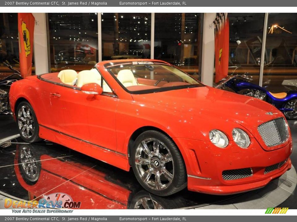 2007 Bentley Continental GTC St. James Red / Magnolia Photo #1