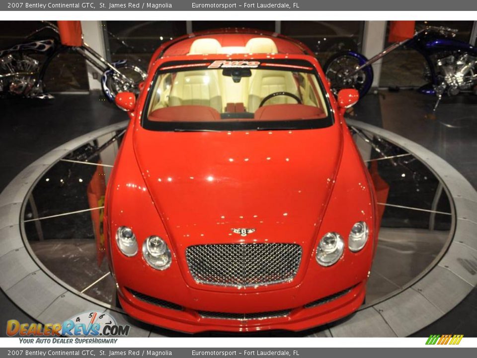 2007 Bentley Continental GTC St. James Red / Magnolia Photo #2