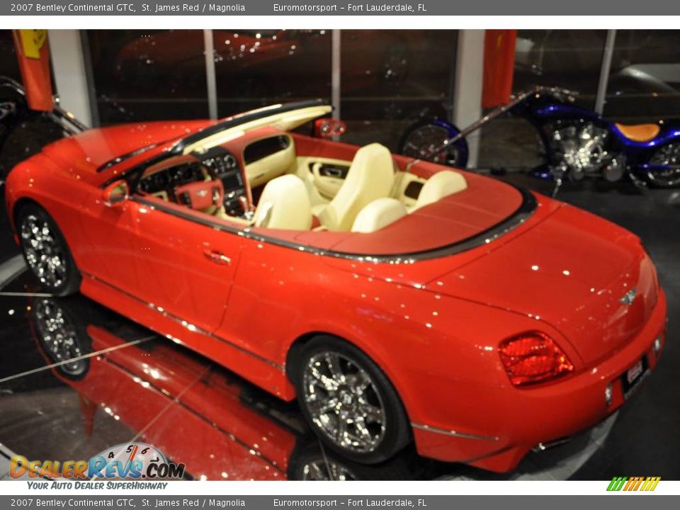 2007 Bentley Continental GTC St. James Red / Magnolia Photo #5