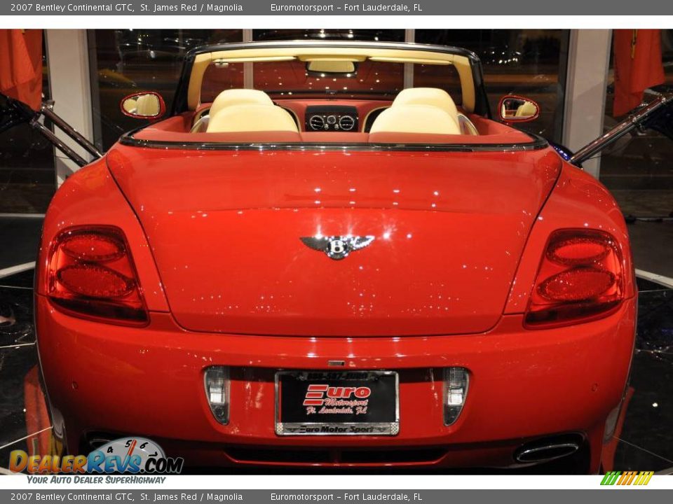 2007 Bentley Continental GTC St. James Red / Magnolia Photo #6