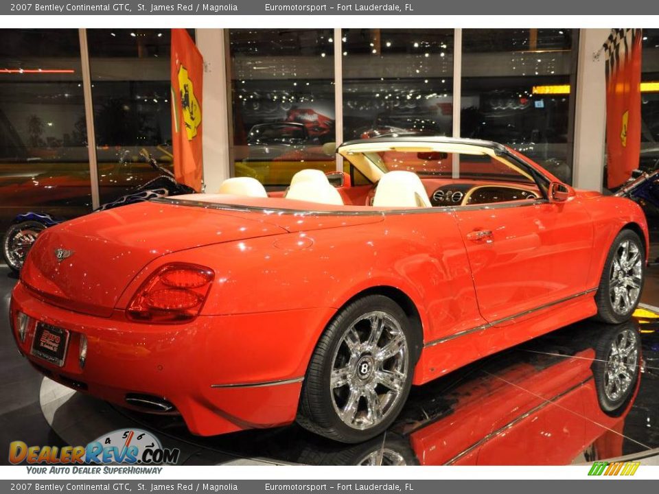 2007 Bentley Continental GTC St. James Red / Magnolia Photo #7