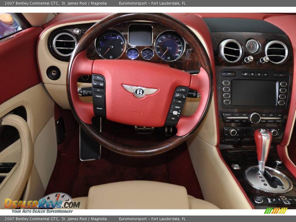 2007 Bentley Continental GTC St. James Red / Magnolia Photo #8