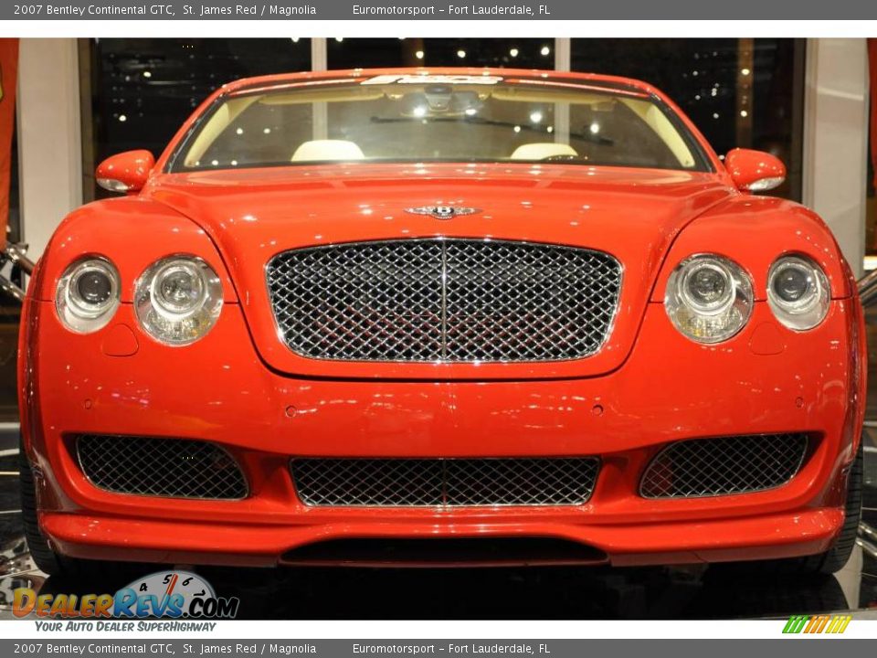 2007 Bentley Continental GTC St. James Red / Magnolia Photo #11
