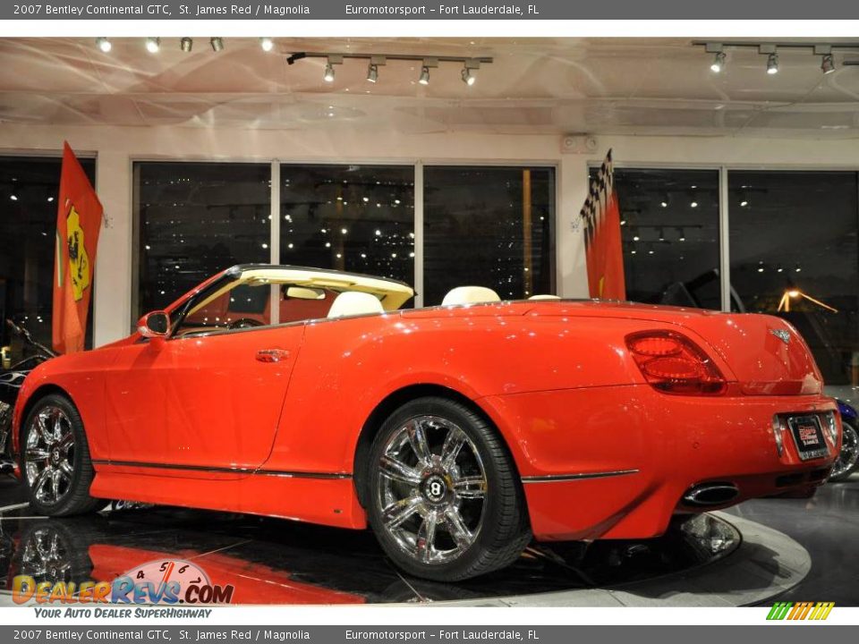 2007 Bentley Continental GTC St. James Red / Magnolia Photo #19