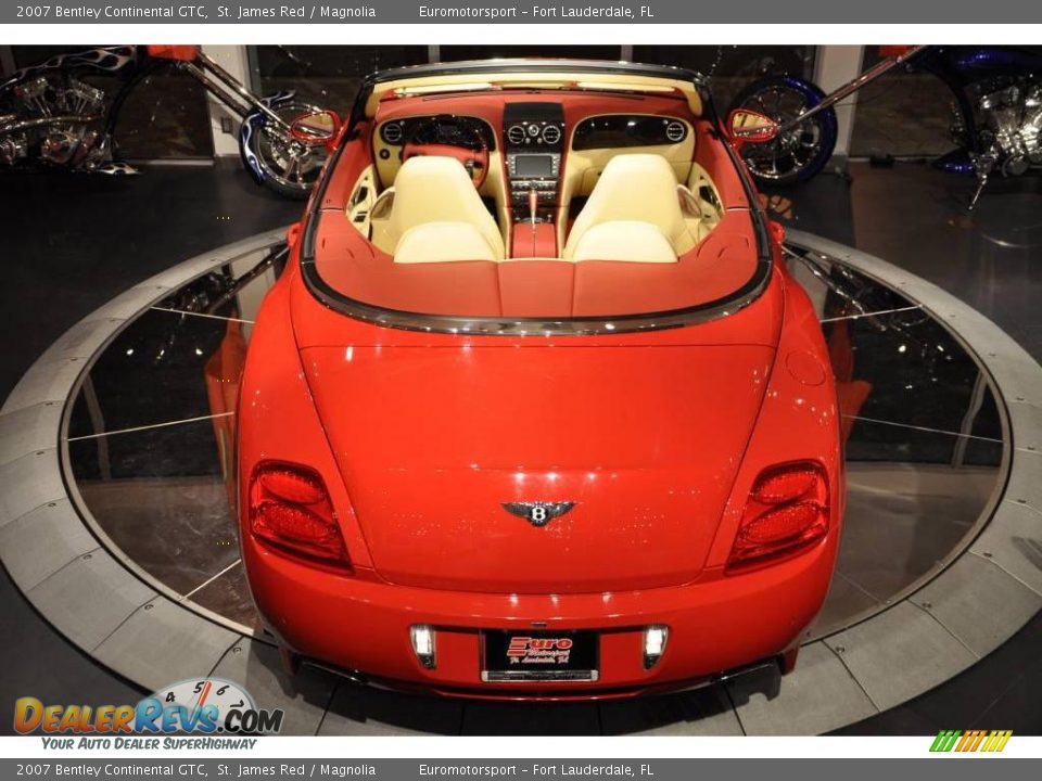 2007 Bentley Continental GTC St. James Red / Magnolia Photo #20