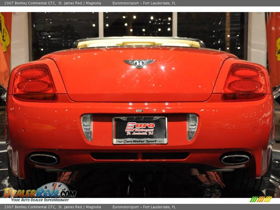 2007 Bentley Continental GTC St. James Red / Magnolia Photo #22