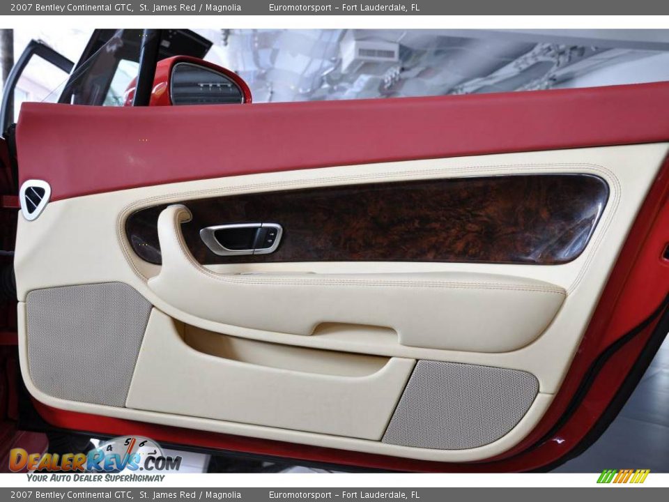 2007 Bentley Continental GTC St. James Red / Magnolia Photo #23