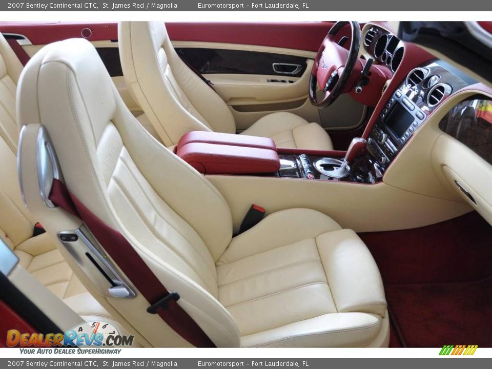 2007 Bentley Continental GTC St. James Red / Magnolia Photo #26