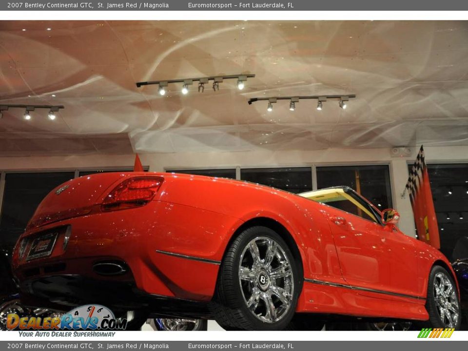 2007 Bentley Continental GTC St. James Red / Magnolia Photo #27
