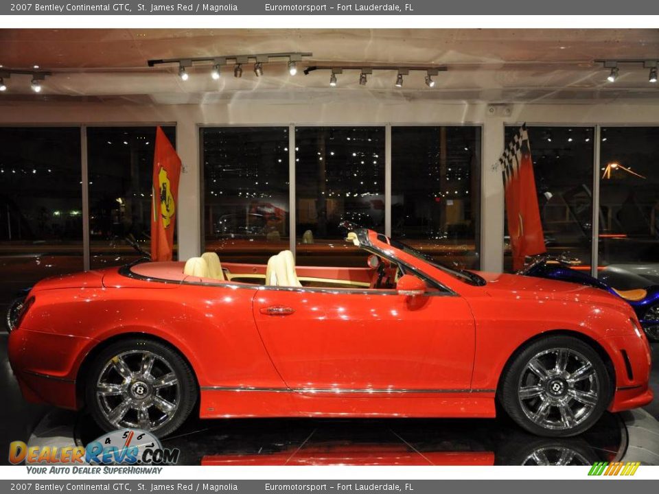 2007 Bentley Continental GTC St. James Red / Magnolia Photo #29