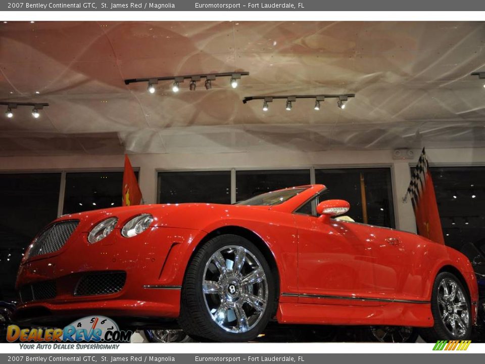 2007 Bentley Continental GTC St. James Red / Magnolia Photo #30
