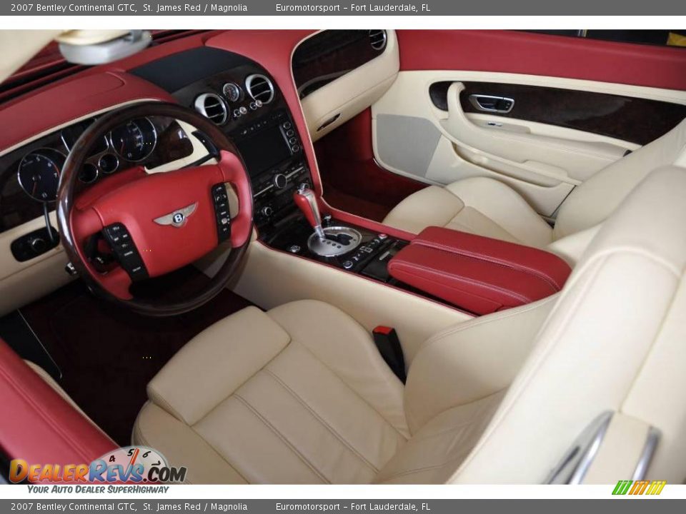2007 Bentley Continental GTC St. James Red / Magnolia Photo #31