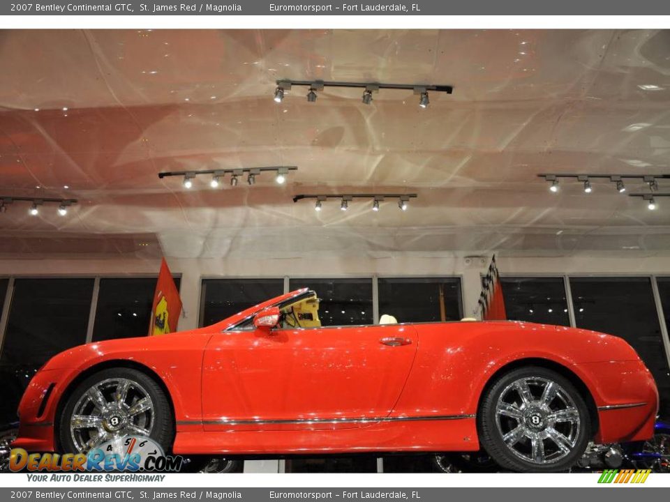 2007 Bentley Continental GTC St. James Red / Magnolia Photo #34