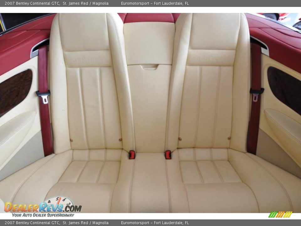 2007 Bentley Continental GTC St. James Red / Magnolia Photo #35
