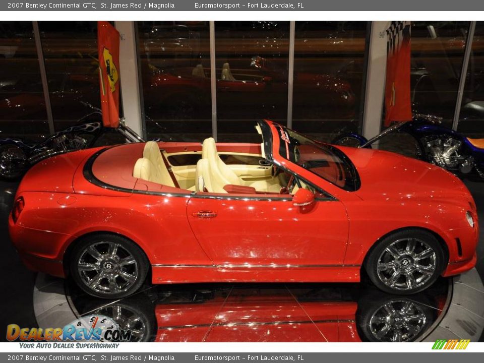 2007 Bentley Continental GTC St. James Red / Magnolia Photo #36
