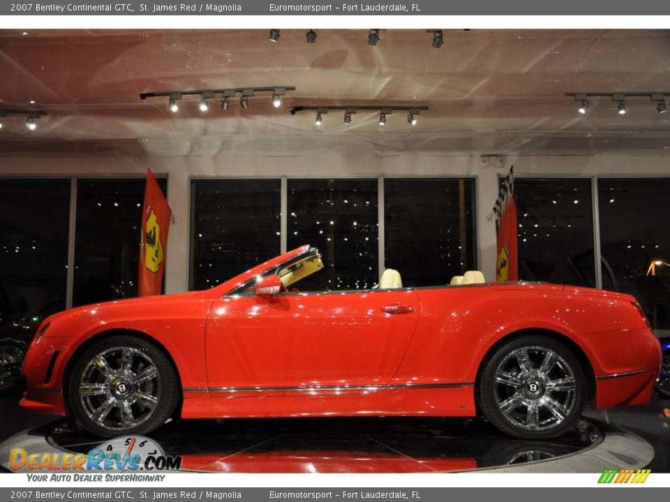 2007 Bentley Continental GTC St. James Red / Magnolia Photo #37