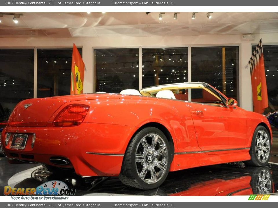 2007 Bentley Continental GTC St. James Red / Magnolia Photo #38