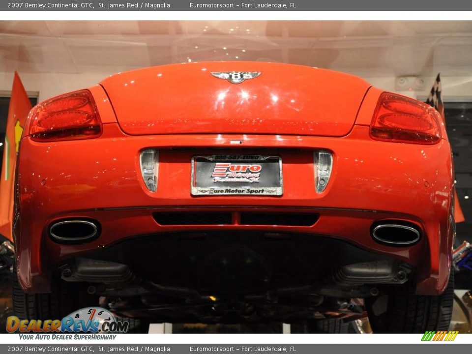 2007 Bentley Continental GTC St. James Red / Magnolia Photo #39