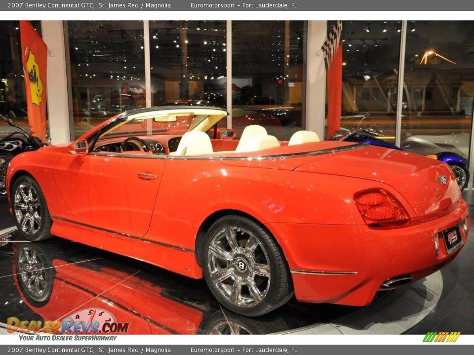 2007 Bentley Continental GTC St. James Red / Magnolia Photo #40