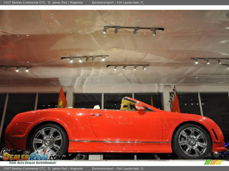 2007 Bentley Continental GTC St. James Red / Magnolia Photo #41