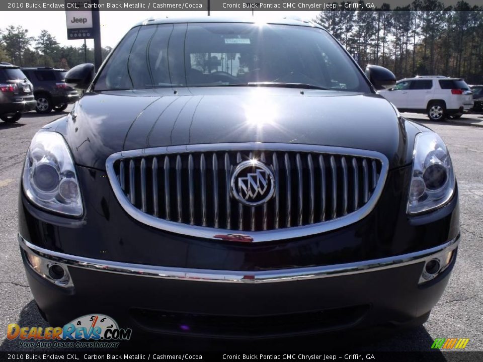 2010 Buick Enclave CXL Carbon Black Metallic / Cashmere/Cocoa Photo #3