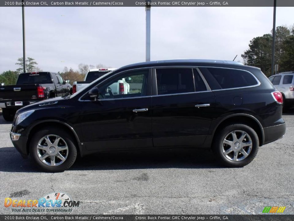 2010 Buick Enclave CXL Carbon Black Metallic / Cashmere/Cocoa Photo #5