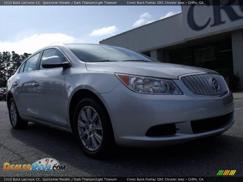 2010 Buick LaCrosse CX Quicksilver Metallic / Dark Titanium/Light Titanium Photo #2