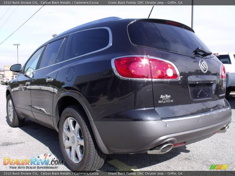 2010 Buick Enclave CXL Carbon Black Metallic / Cashmere/Cocoa Photo #6