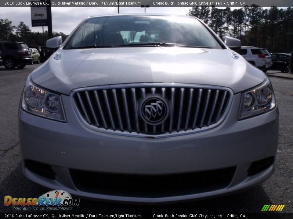 2010 Buick LaCrosse CX Quicksilver Metallic / Dark Titanium/Light Titanium Photo #3