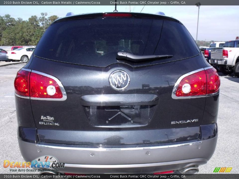 2010 Buick Enclave CXL Carbon Black Metallic / Cashmere/Cocoa Photo #7
