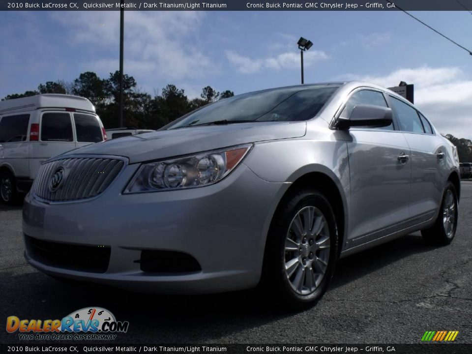 2010 Buick LaCrosse CX Quicksilver Metallic / Dark Titanium/Light Titanium Photo #4