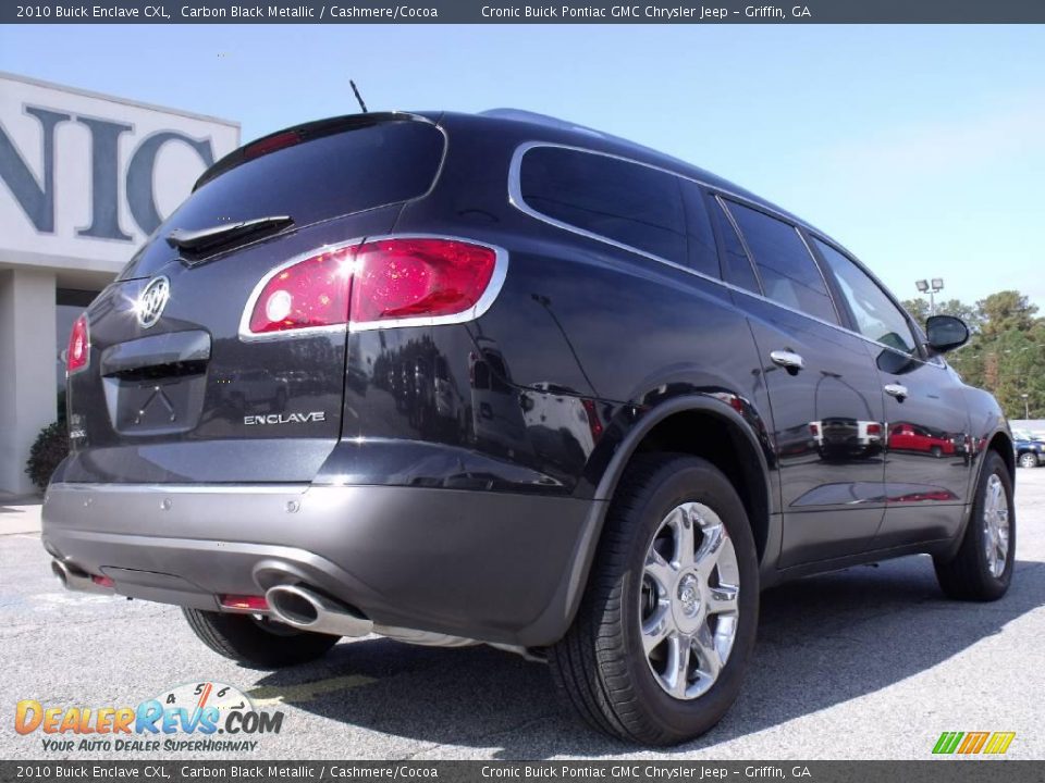 2010 Buick Enclave CXL Carbon Black Metallic / Cashmere/Cocoa Photo #8