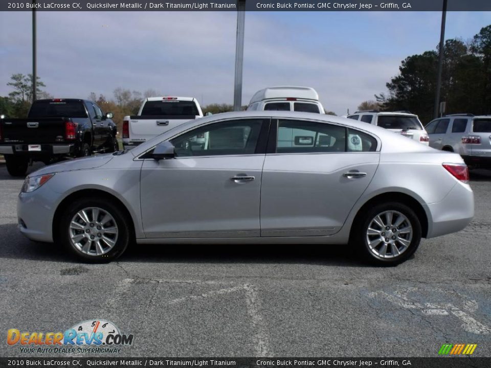 2010 Buick LaCrosse CX Quicksilver Metallic / Dark Titanium/Light Titanium Photo #5